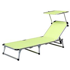 Liegestuhl Lyon mit Sonnendach
