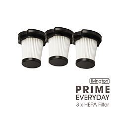 Lot de 3 filtres Hepa pour Livington Prime Everyday