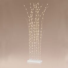 LED-Paravent weiss