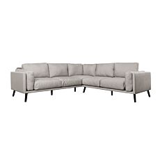 Salon de jardin Relax avec cadres en aluminium