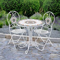 Bistro-Set Mosaik Fiore 3-teilig