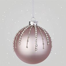 Lot de 6 boules de Noël ornées de belles décorations