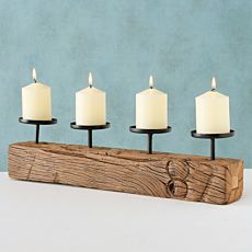 Bougeoir en bois