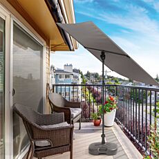 Sonnenschirm 360º drehbar