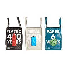 Lot de 3 sacs de recyclage
