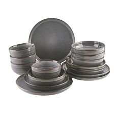 Service Pruna pour 4 personnes, 16 éléments – bleu-gris