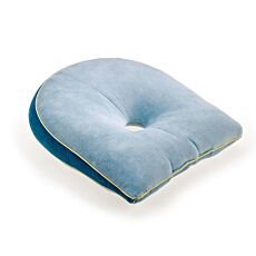 Coussin viscoélastique ergonomique de forme biseautée