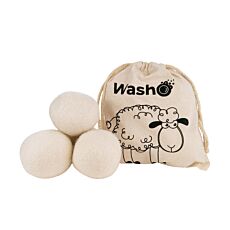 Boules de séchage Washo Natur en laine vierge