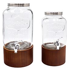 Distributeur de boissons en verre
