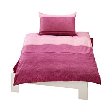 Linge de lit avec larges rayures