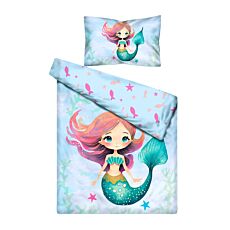 Bettwäsche kleine Meerjungfrau und Fische