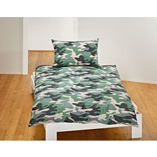 Linge de lit avec motif camouflage