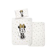 Bettwäsche mit Minnie Mouse und Sternen