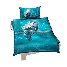 Parure de lit avec chouette de l'oural
