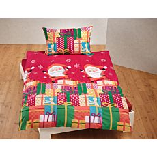 Linge de lit avec un motif de Noël coloré