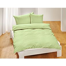 Linge de lit au motif de rayures délicates