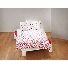 Bettwäsche mit kleinen roten Marienkäfern