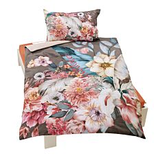 Bettwäsche mit Tropenblüten