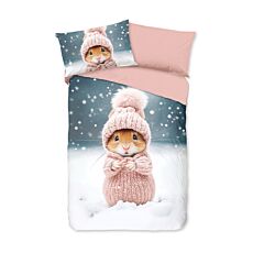Bettwäsche mit Wintermaus