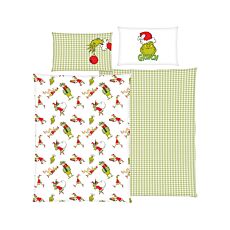 Bettwäsche „Der Grinch“ mit Weihnachtsmotiv