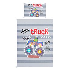 Bettwäsche mit Monstertruck-Motiv