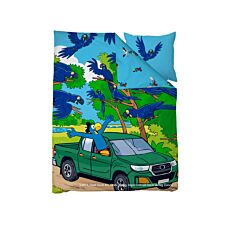 Bettwäsche Globi und die Papageien