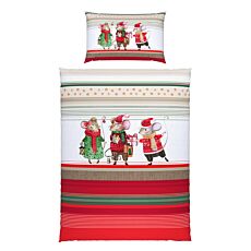 Parure de lit avec un motif festif de souris