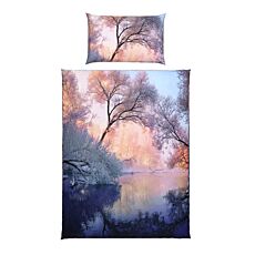 Bettwäsche mit Winterlandschaft