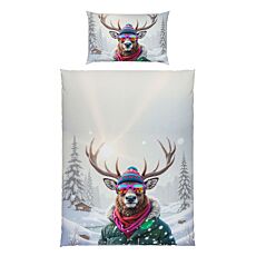 Parure de lit avec motif de cerf