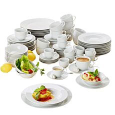 Tafelservice Luna 96-teilig für 12 Personen