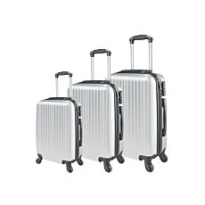 Lot de 3 valises Lugano gris