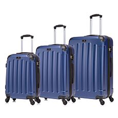 Travel Expedition Kofferset, 3-teilig – blau