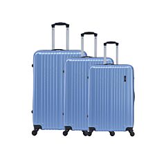 Travel Expedition Locarno Kofferset, 3-teilig hellblau