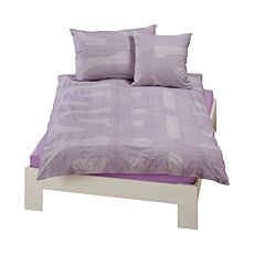 Linge de lit style rétro-géométrique