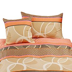Linge de lit avec motif abstrait