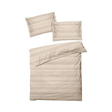 Linge de lit avec fines rayures