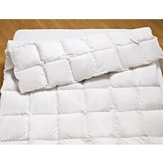 Duvet qualité suisse, piqué en carreaux lavable