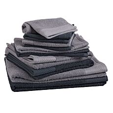 Frottierwäsche, 10-teilig purple-lila