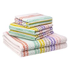 Frottierwäsche Alana in farblicher Würfeloptik