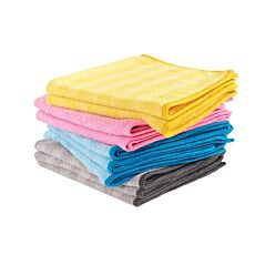 Lot de 10 chiffons de nettoyage en microfibre
