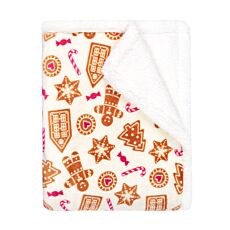 Kuscheldecke mit Weihnachtsmotiv