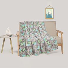 Couverture polaire Gaming à effet luminescent dans l'obscurité