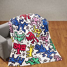 Fleecedecke Keith Haring Fun
