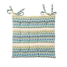 Coussin d'assise orné de petits triangles