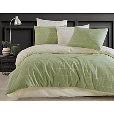 Bettwäsche mit modernem Wabenmuster