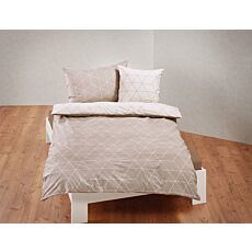 Linge de lit avec motif moderne en nid d'abeille