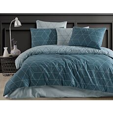 Bettwäsche mit modernem Wabenmuster