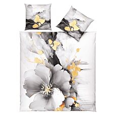Bettwäsche mit eleganter Blume