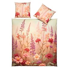 Bettwäsche mit romantischem Blumenfeld