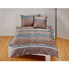 Linge de lit avec motif aztèque